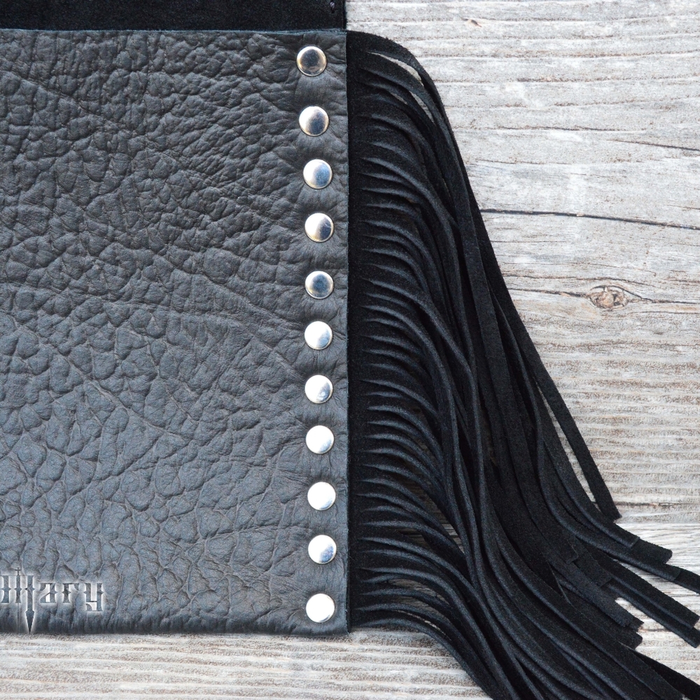 Leather Fringe Bag - Picture 5 of 6